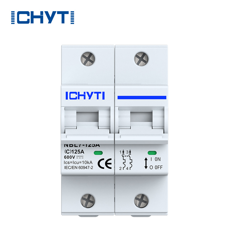 गैर ध्रुवता 125A DC MCB